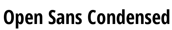 Open Sans Condensed