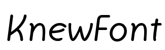 KnewFont Font Image
