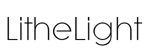 LitheLight Font Image