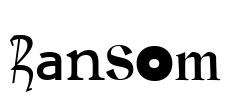 Ransom Font Image