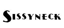 Sissyneck Font Image