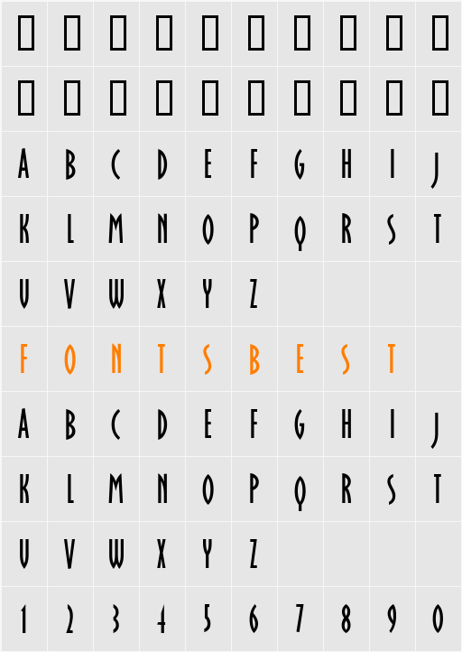 OklahomaSoft Character Map