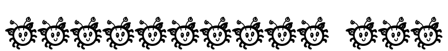 cuddlebugs bug Font Image