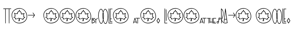 The  Symbols and Ligatures Bold