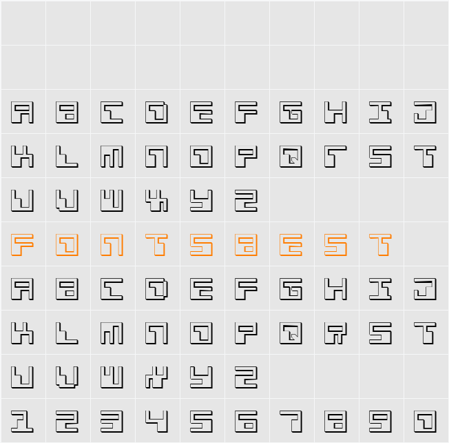 Phaser Bank 3D Character Map