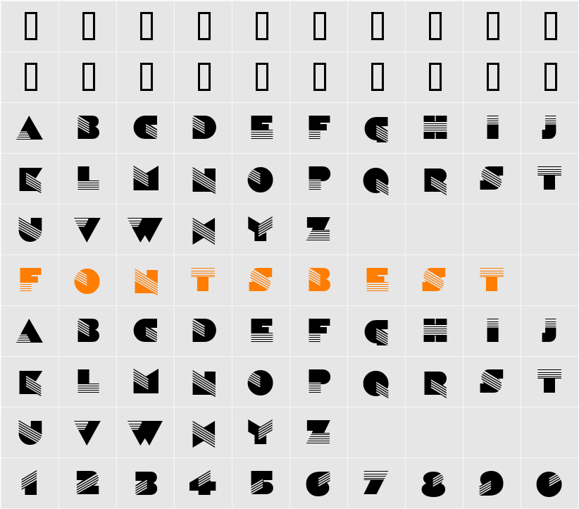 Sinaloa ICG Character Map