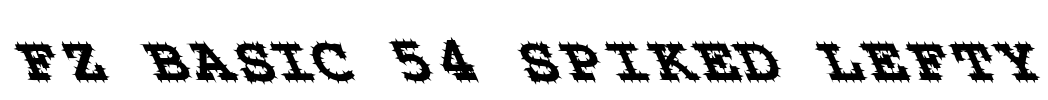 FZ BASIC 54 SPIKED LEFTY