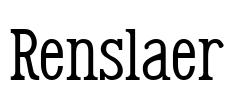 Renslaer Font Image