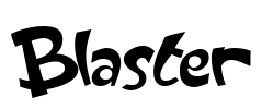 Blaster Font Image
