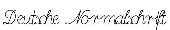 Deutsche Normalschrift