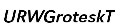 URWGroteskT