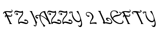 FZ JAZZY 2 LEFTY Font Image