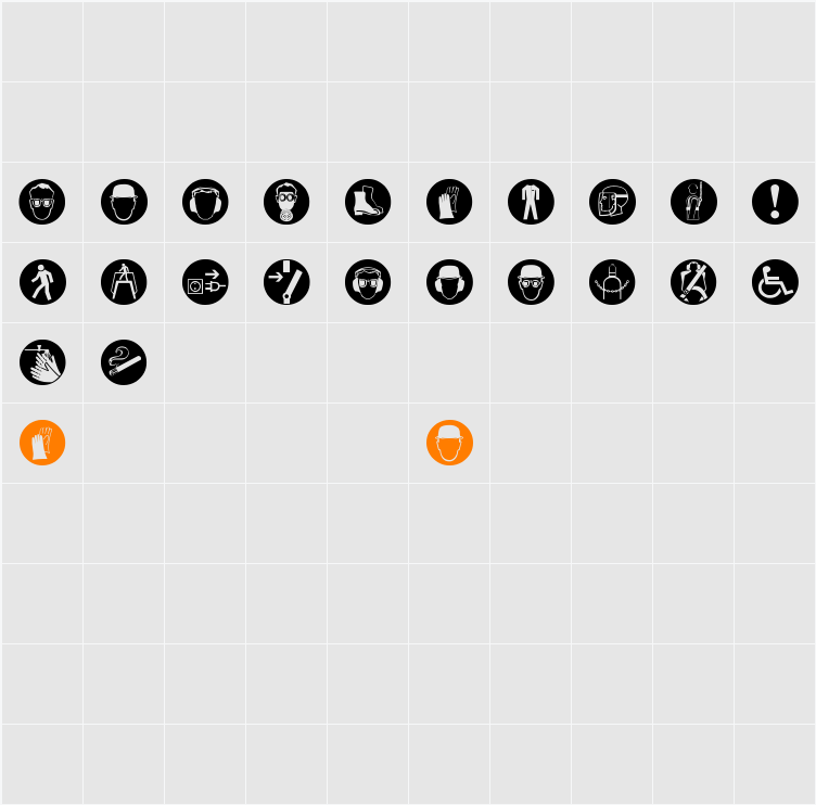 imperatives tables Character Map