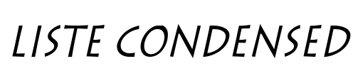 Liste Condensed