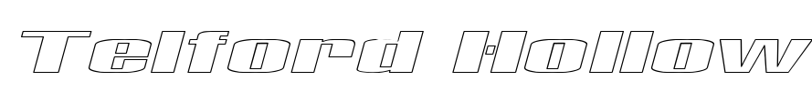 Telford Hollow Font Image