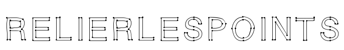 RELIERLESPOINTS Font Image