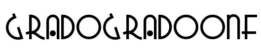 GradoGradooNF Font Image