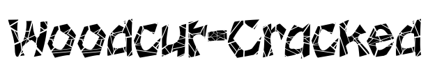 Woodcut-Cracked Font Image