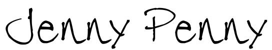 Jenny Penny Font Image