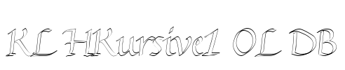 KL HKursive1 OL DB