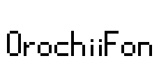 OrochiiFon Font Image