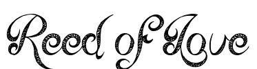 Reed of Love Font Image