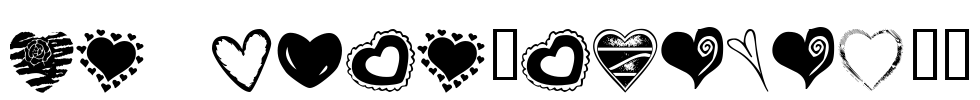 KR Heartalicious Font Image