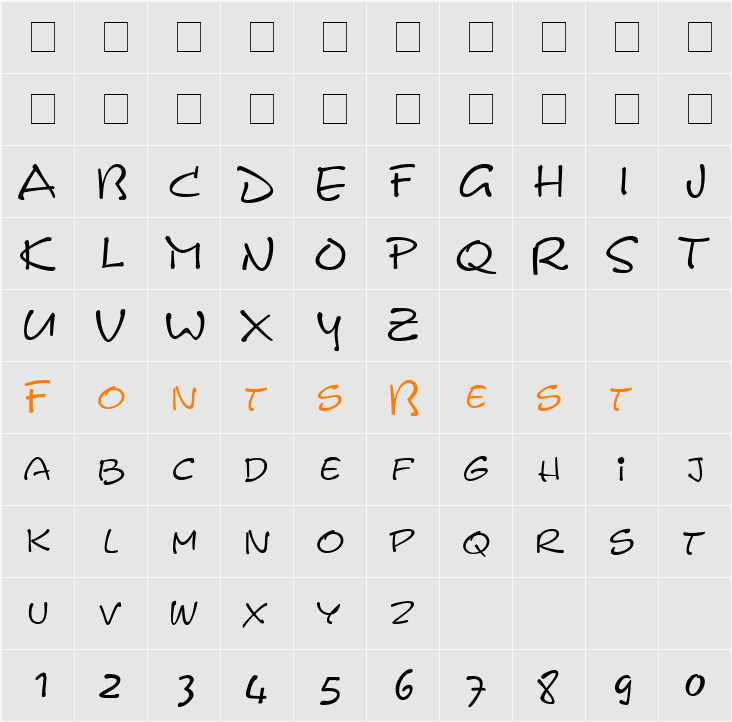 Pyxid Character Map