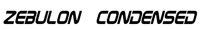 Zebulon Condensed