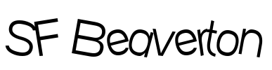 SF Beaverton Font Image
