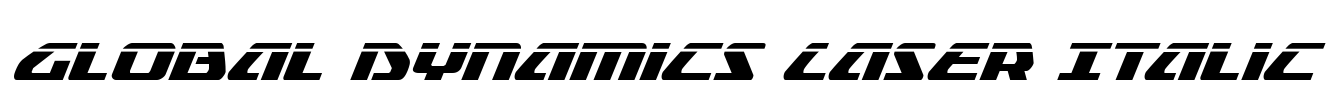 Global Dynamics Laser Italic