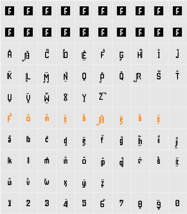 Rest in Phuket Character Map