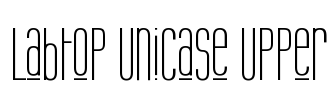 Labtop Unicase Upper Font Image