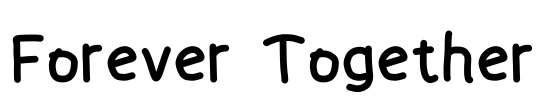 Forever Together Font Image