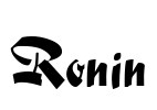 Ronin Font Image