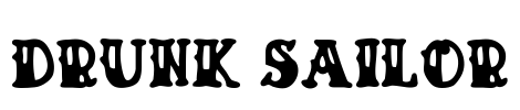Drunk Sailor Font Image