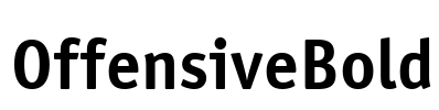 OffensiveBold Font Image