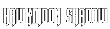 Hawkmoon Shadow Font Image