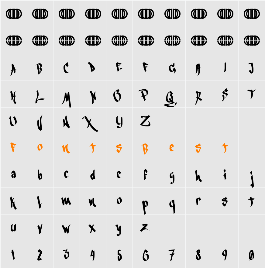 Blackbook 3rd Character Map