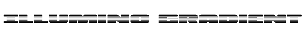 Illumino Gradient Font Image