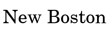 New Boston Font Image