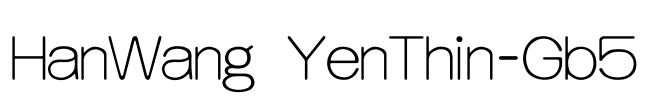HanWang YenThin-Gb5