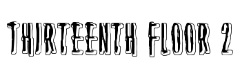 Thirteenth Floor 2 Font Image