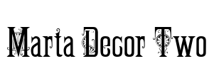 Marta Decor Two Font Image