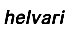 helvari Font Image