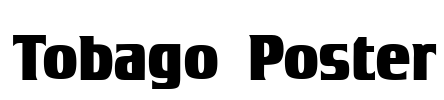 Tobago Poster Font Image