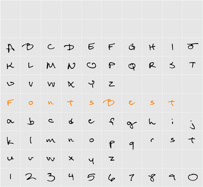 Return of RelayScript Character Map