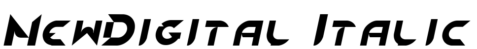 NewDigital Italic