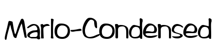 Marlo-Condensed Font Image