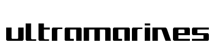 Ultramarines Font Image